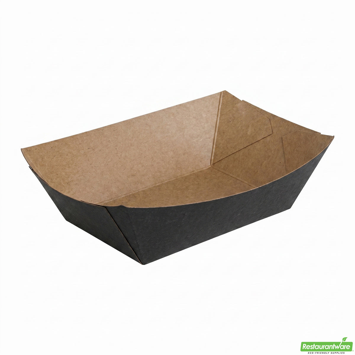 Trays, Food, 4.2 Inch, Paper, Black, 4.2 Linear Inch,1 - 400 COUNT