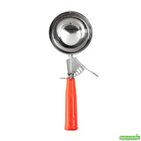 Scoops, Met Lux, #4, Stainless Steel, with Orange Handle, 8 Ounce,1 - 1 EACH
