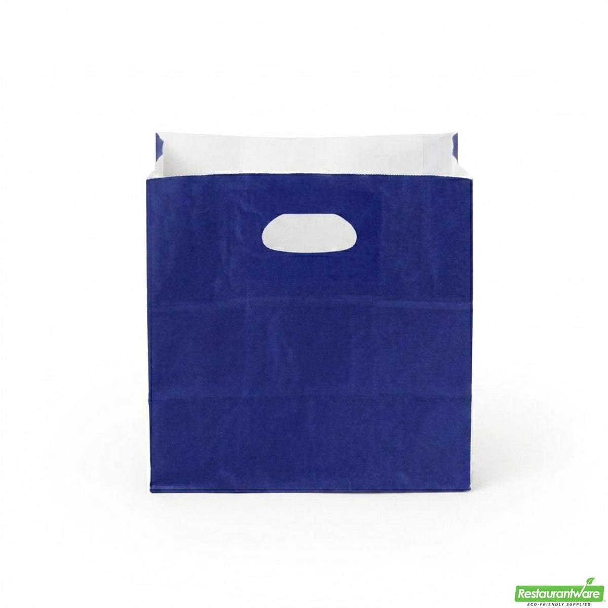 Bags, Take-Out, Bag Tek 11 x 7 x 11 Inch, Paper, Purple, Rectangular, with Handles,100 - 1 COUNT