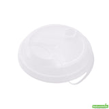 Lids, Straw Hole & Sip-Thru, Plastic, Clear, with 2 Plugs, for 12/16/24 Ounce Cups,1 - 500 COUNT
