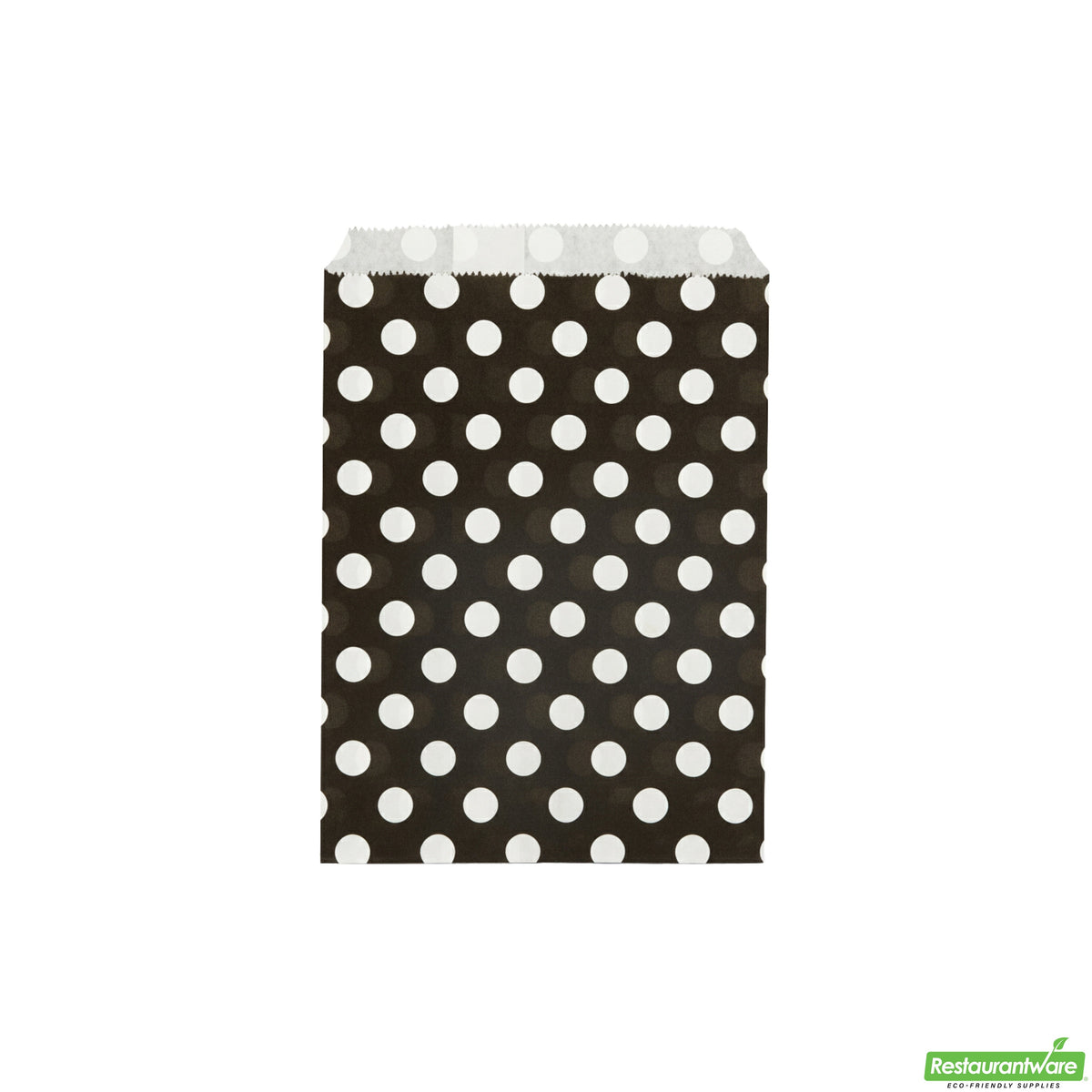 Bags, Food, Paper, Black Polka Dots,1 - 100 COUNT