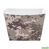 Boxes, Snack, Bio Tek 5.25 x 5.25 x 3.25 Inch, Paper, Camouflage,200 - 1 COUNT