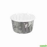 Cups, Baking, 1 Ounce, Paper, Camouflage, Pleated, Small 2 x 2 x 1.25 Inch, Round,200 - 1 COUNT
