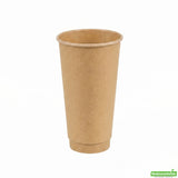 Cups, Hot, 20 Ounce, Paper, Unbleached, Single Wall,1 - 250 COUNT