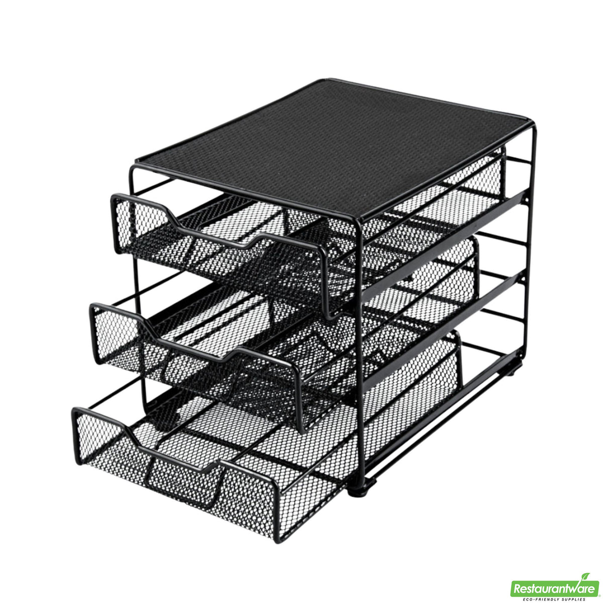 Drawers, Coffee Pod & Capsule, Restpresso 7 x 8.50 x 7.50 Inch, 3-Tier, Iron, Holds 36 K-Cups,1 - 1 EACH
