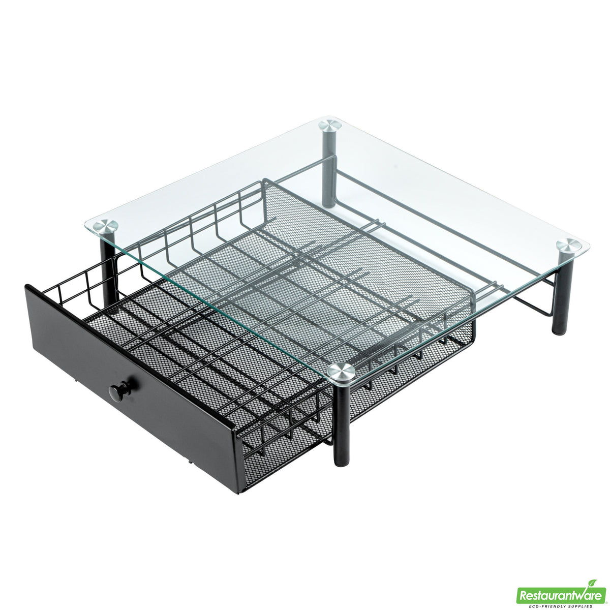 Drawers, Coffee Pod & Capsule, Restpresso 15.50 x 14 x 4.25 Inch, Iron, Holds 36 Nespresso VertuoCapsules,1 - 1 EACH