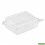 Containers, Sandwich & Pinwheel, Tamper Tek, Plastic, Clear, 6.75 x 5.75 x 1.75 Inch, with Lid, Tamper-Evident,100 - 1 COUNT