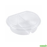 Inserts, 2-Compartment, 4 Ounce, Plastic, Clear, for 11 Ounce Parfait Cup,100 - 1 COUNT