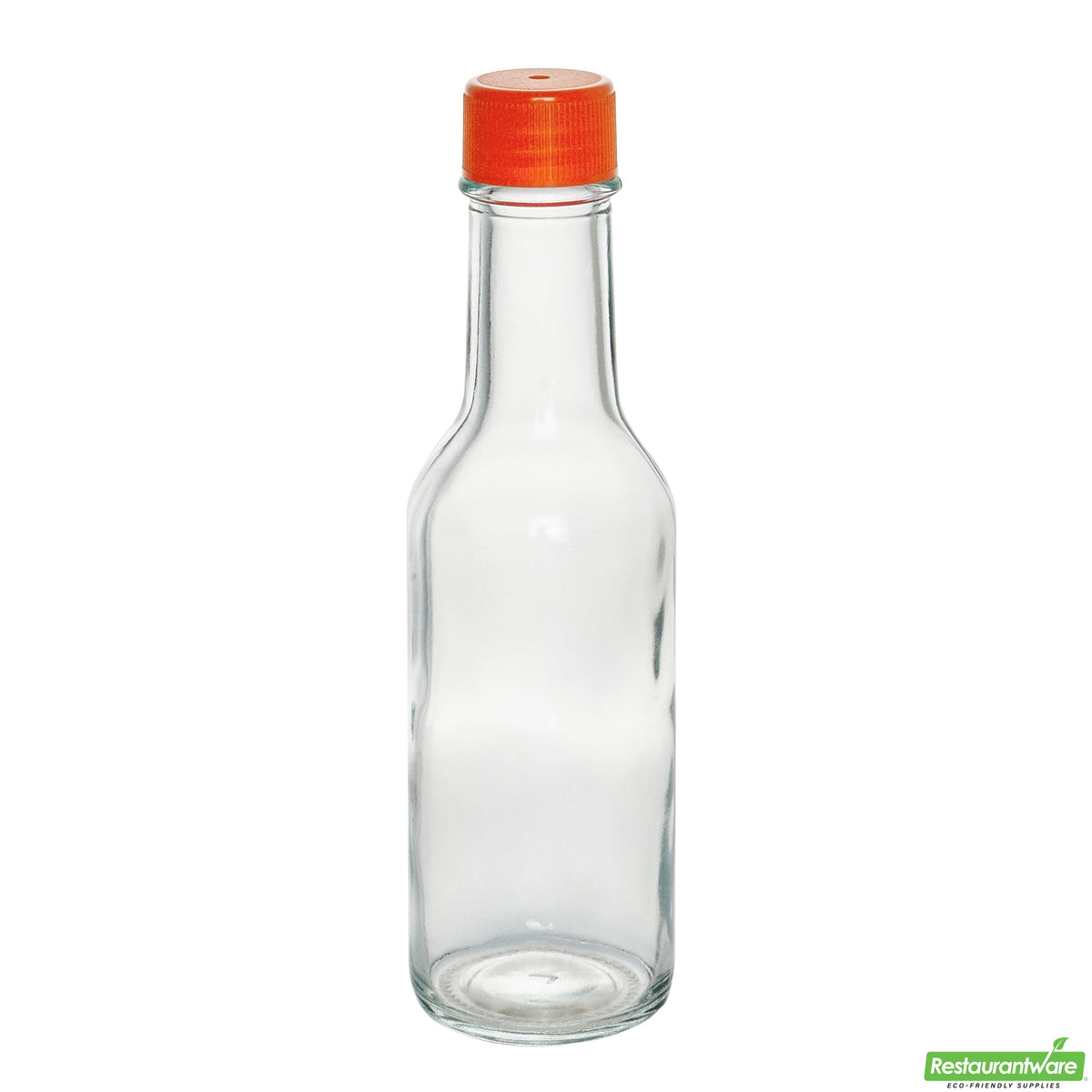 Bottles, Woozy, Vetri 5 Ounce, Glass, 1.75 x 1.75 x 6.75 Inch, Red Cap,10 - 1 COUNT