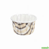 Cups, Baking, 1 Ounce, Paper, Plaid, Pleated, Small 2 x 2 x 1.25 Inch, Round,200 - 1 COUNT