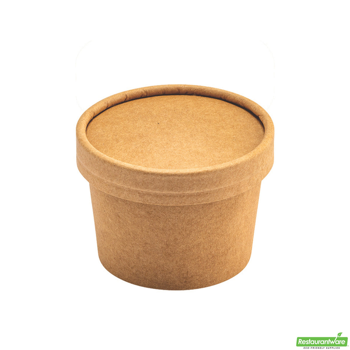 Lids, Coppetta 4 Ounce, Paper, Kraft, for 4 Ounce Ice Cream Cup,1 - 200 COUNT
