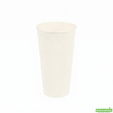 Cups, Hot, 20 Ounce, Paper, Whie, Ripple Wall,1 - 250 COUNT