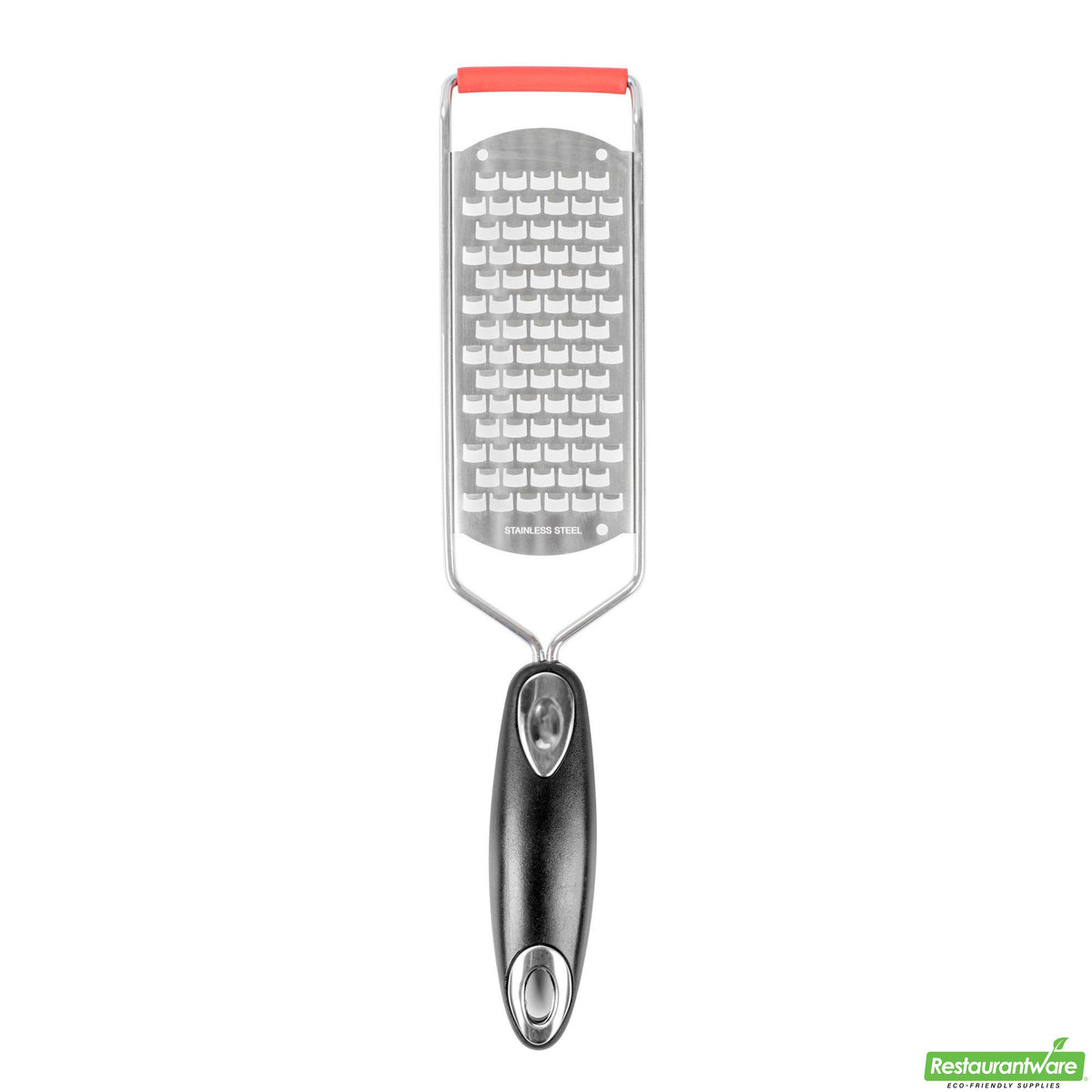 Grater, Cheese, Coarse, 12 Inch, Stainless Steel, with Black Plastic Handle, 12 Linear Inch,1 - 1 EACH