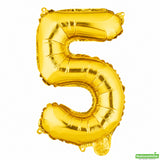 Balloon, Mylar, Balloonify 16 Inch, Number 5, Gold,1 - 1 EACH