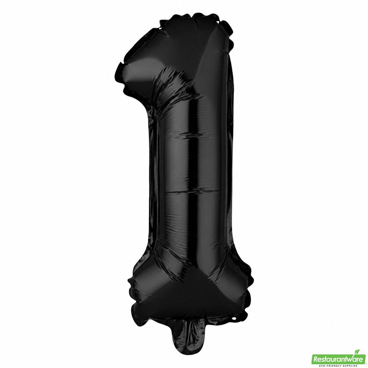 Balloon, Mylar, Balloonify 16 Inch, Number 1, Black,1 - 1 EACH