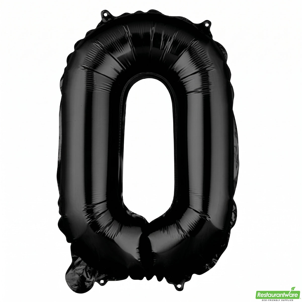 Balloon, Mylar, Balloonify 16 Inch, Number 0, Black,1 - 1 EACH