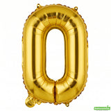 Balloon, Mylar, Balloonify 16 Inch, Number 0, Gold,1 - 1 EACH