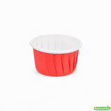 Cups, Baking, 2 Ounce, Paper, Red, Pleated, Medium 2.25 x 2.25 x 1.50 Inch, Round,200 - 1 COUNT