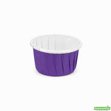 Cups, Baking, 2 Ounce, Paper, Purple, Pleated, Medium 2.25 x 2.25 x 1.50 Inch, Round,200 - 1 COUNT