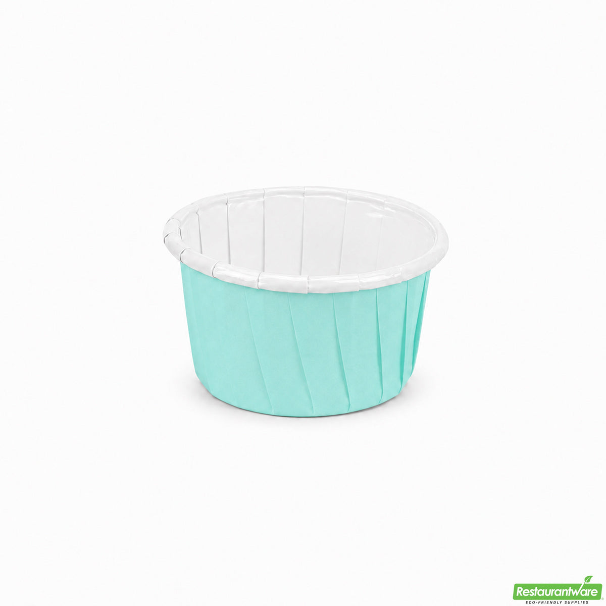 Cups, Baking, 2 Ounce, Paper, Turquoise, Pleated, Medium 2.25 x 2.25 x 1.50 Inch, Round,200 - 1 COUNT