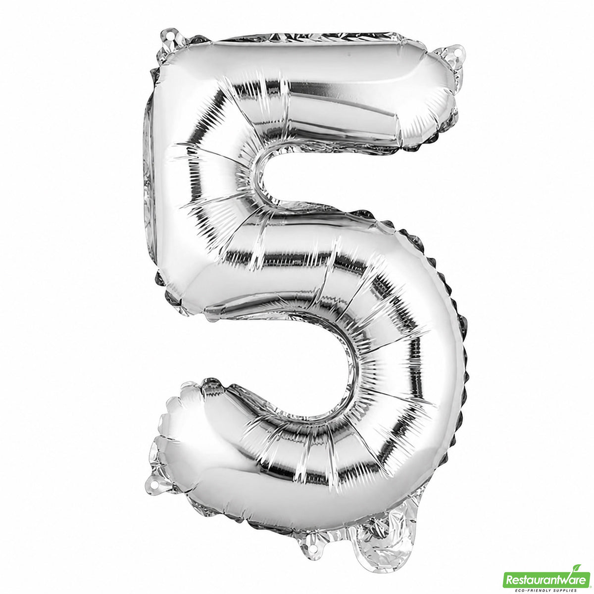 Balloon, Mylar, Balloonify 16 Inch, Number 5, Silver,1 - 1 EACH