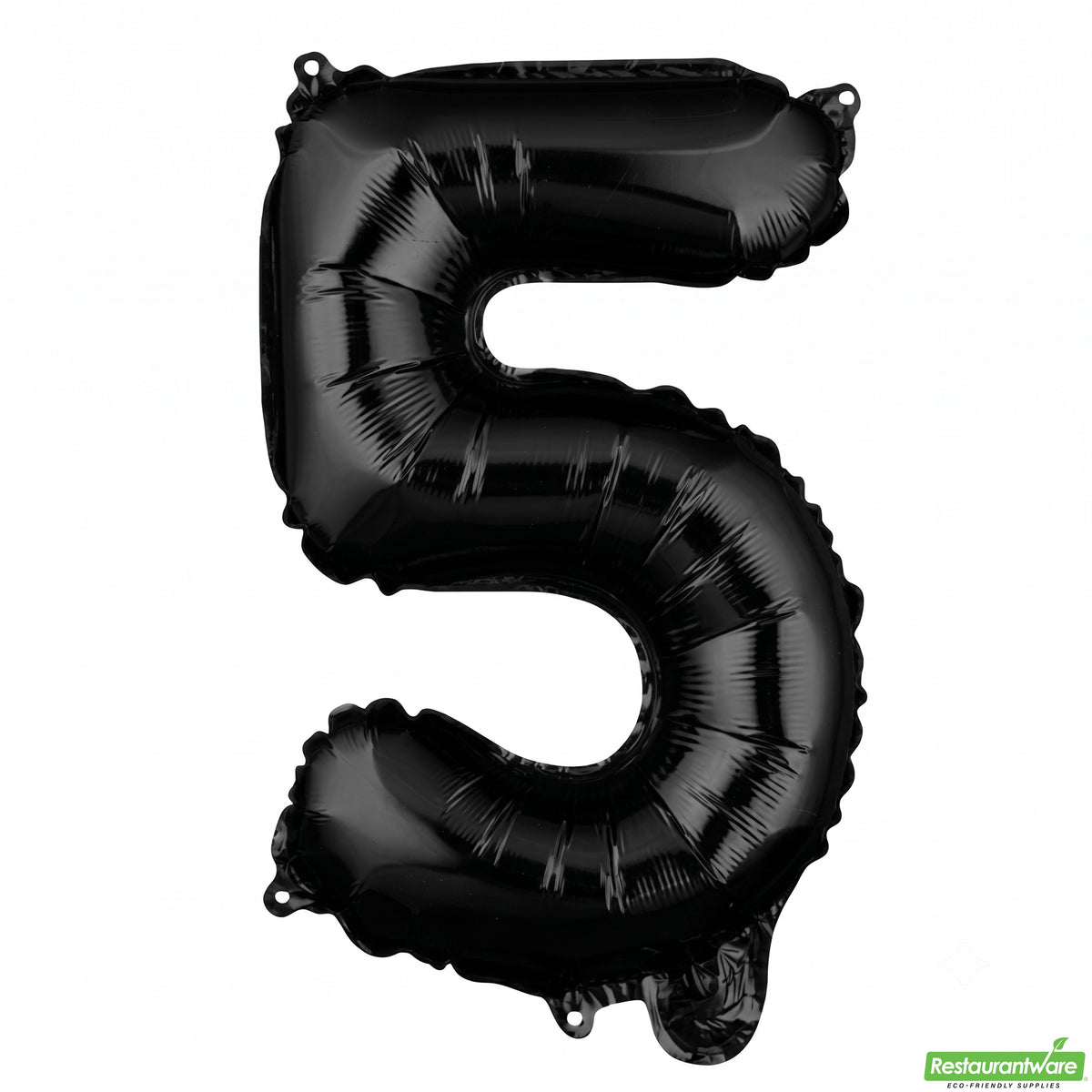 Balloon, Mylar, Balloonify 16 Inch, Number 5, Black,1 - 1 EACH