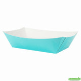 Boats, Bio Tek 6.50 x 3.75 x 2.25 Inch, Paper, Turquoise, 2 Pound, #200,4 - 50 COUNT