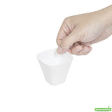 Bowls, Tasting, Plastic, White Belissima Design, Soft Square, Heavyweight,1 - 100 COUNT