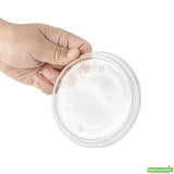 Lids, Basic Nature Dome, Plastic, Clear, Round, for Cold Togo Deli Containers,1 - 500 COUNT