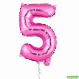 Balloon, Mylar, Balloonify 16 Inch, Number 5, Pink,1 - 1 EACH