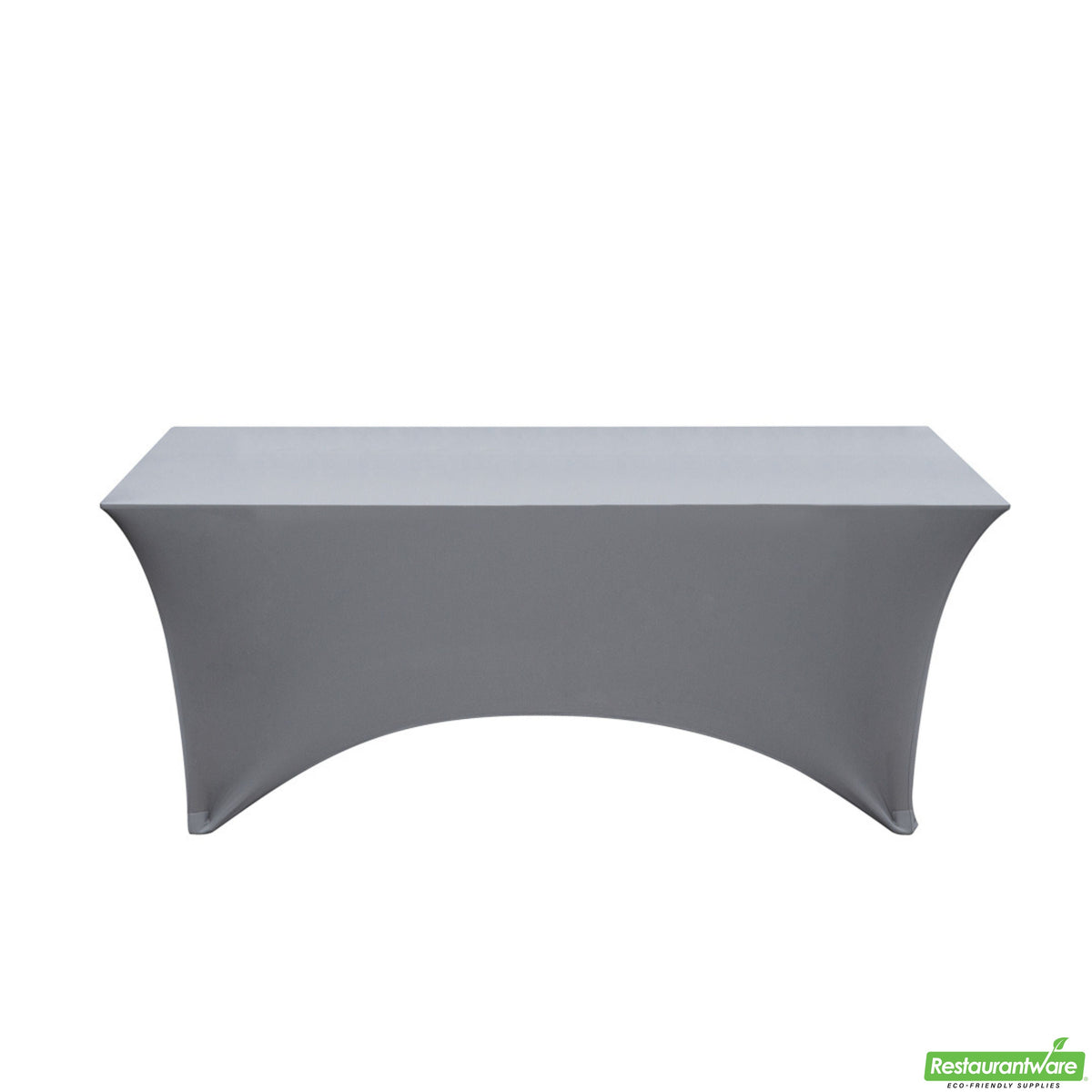Table Covers, 72 x 30 Inch, Spandex, Gray, Rectangular,1 - 10 COUNT