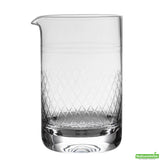 Glass, Mixing, Bar Lux 30 Ounce, Crystal, Hand-Blown, with Diamond Cut Pattern, 30 Ounce,1 - 1 EACH