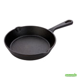Pan, Fry, 6 Inch, Cast Iron, Black, Pre-Seasoned,1 - 6 IN