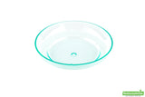 Plates, Rotondo Appetizer, 3.25 Inch, Plastic, Sea Green, Round, Heavyweight, 3.25 Linear Inch,1 - 100 COUNT
