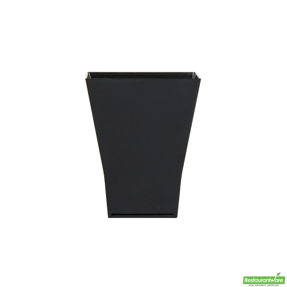 Cups, Dessert, 2 Ounce, Plastic, Black Bonito Design, Square, Heavyweight, 2 Ounce,1 - 100 COUNT