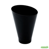 Cups, Dessert, 6.5 Ounce, Plastic, Black, Round Incline, Heavyweight, 6.5 Ounce,1 - 100 COUNT
