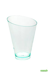 Cups, Dessert, 6.5 Ounce, Plastic, Sea Green, Round Incline, Heavyweight, 6.5 Ounce,1 - 100 COUNT
