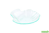 Plates, Appetizer, 3.25 Inch, Plastic, Sea Green Amuse Bouche Design, Shell, Heavyweight, 3.25 Linear Inch,1 - 100 COUNT