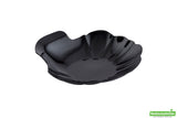 Plates, Appetizer, 3.25 Inch, Plastic, Black Amuse Bouche Design, Shell, Heavyweight, 3.25 Linear Inch,1 - 100 COUNT