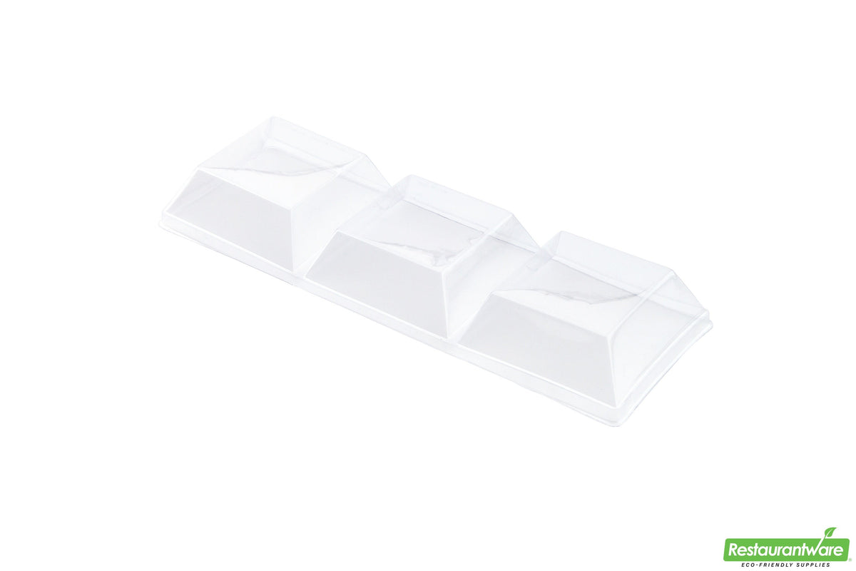 Lids, Plastic, Clear, for Terzetto Trays, 7 Linear Inch,1 - 100 COUNT
