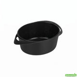Bowls, Mini, Plastic, Black Infinity Design, Round Pot-Shaped, Heavyweight, with Loop Handles,1 - 100 COUNT
