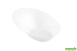 Bowls, Ellipse, Plastic, White,1 - 100 COUNT