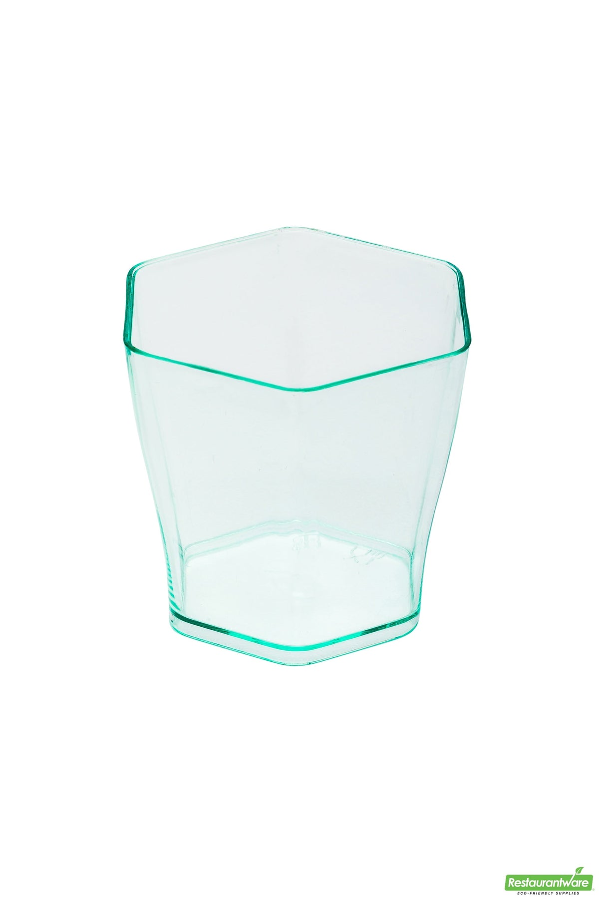 Cups, Dessert, 2 Ounce, Plastic, Sea Green, Hexagon, Heavyweight, 2 Ounce,1 - 100 COUNT