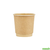 Cups, Hot, 4 Ounce, Paper, Kraft, Double Wall, 4 Ounce,1 - 500 COUNT