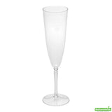 Flutes, Champagne, 4 Ounce, Plastic, Clear, 4 Ounce,1 - 100 COUNT