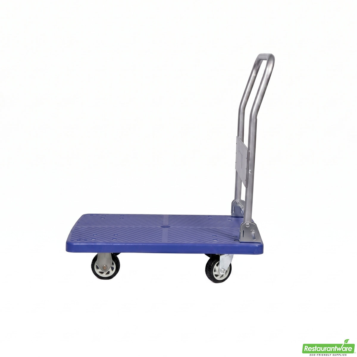 Cart, Platform, 39.5 x 23.5 x 38.5 Inch, Folding, Clean Blue, Plastic, 660 Pound Capacity,1 - 1 EACH