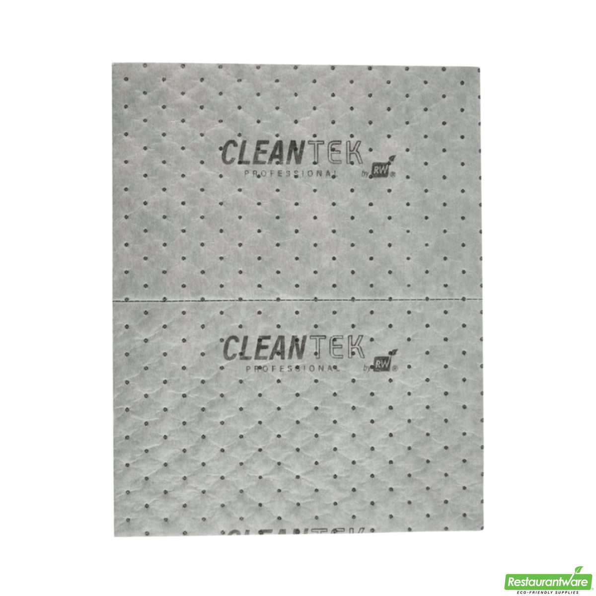 Sorbent Pad, Clean Tek, 15 x 19 Inch, Gray, Perforated,100 - 1 COUNT