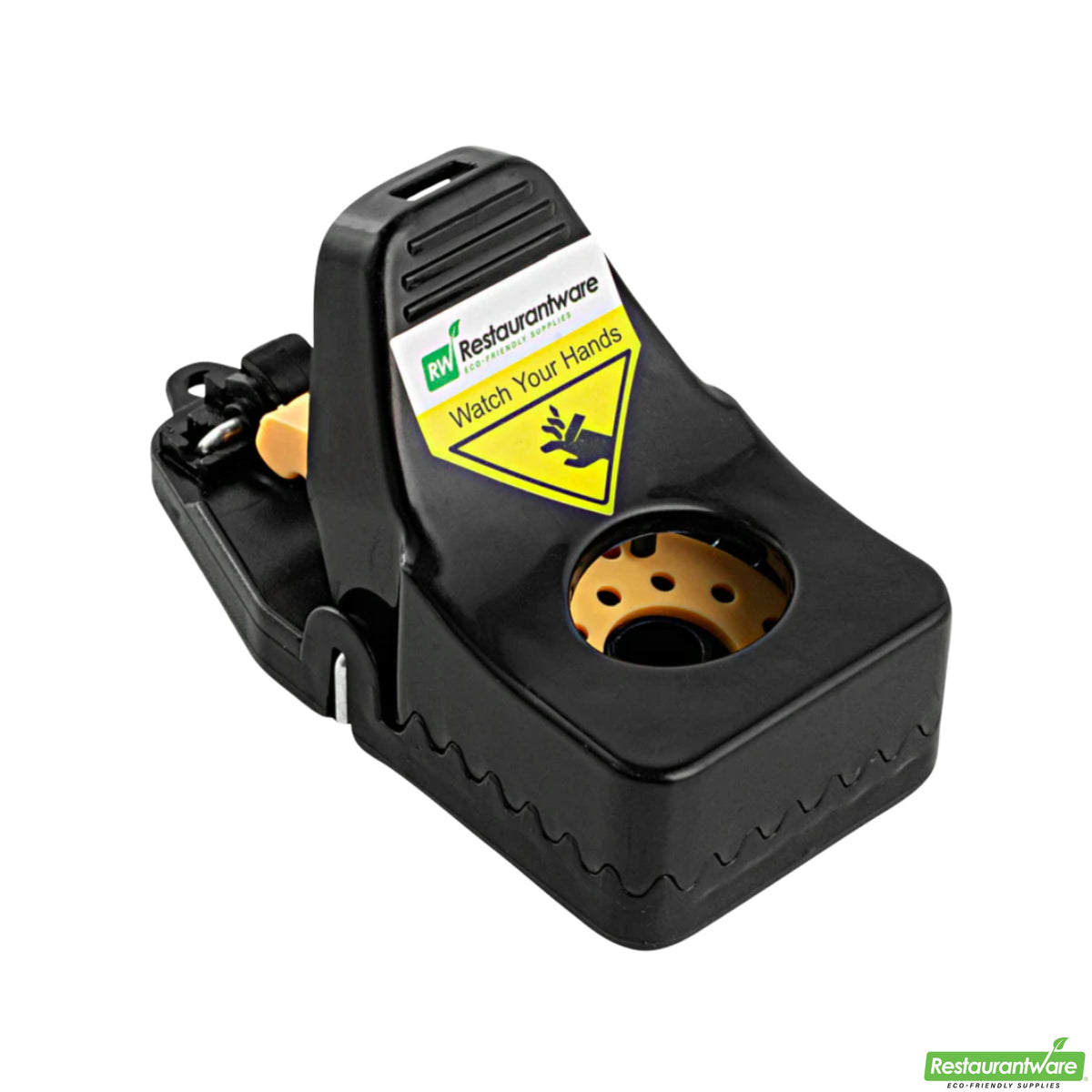 Mouse Traps, Interlocking Teeth, Pest Tek, Bait Cap, Black, Plastic, Reusable,6 - 1 COUNT