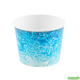 Bucket, Ice, Cater Tek 5 Pound, Paper, Blue, 7.50 x 7.50 x 5.75 Inch,10 - 10 COUNT
