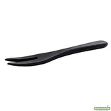 Forks, 3.5 Inch, Bamboo, Black, 3.5 Linear Inch,1 - 100 COUNT
